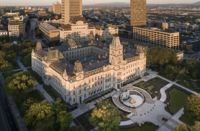 Reception pavilion of Québec’s National Assembly