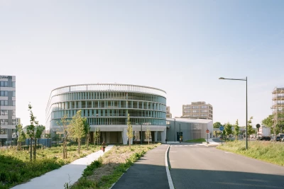 Park and ride bus station