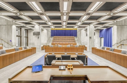 Boston City Hall Council Chambers