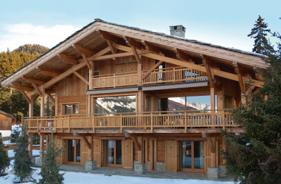 3 Chalets in wood structure, phase 2