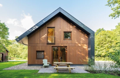 Houten nieuwbouw villa