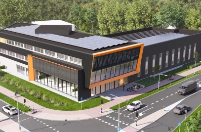 From old CD factory to dazzling headquarters