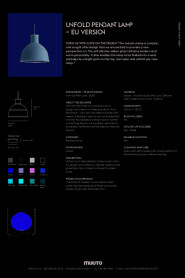 Unfold Pendant - EU - Fact sheet